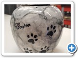 Cooper - 4 paws on Bubble Glaze