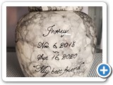 Jersey - Personalized name, dates, quote and paw print